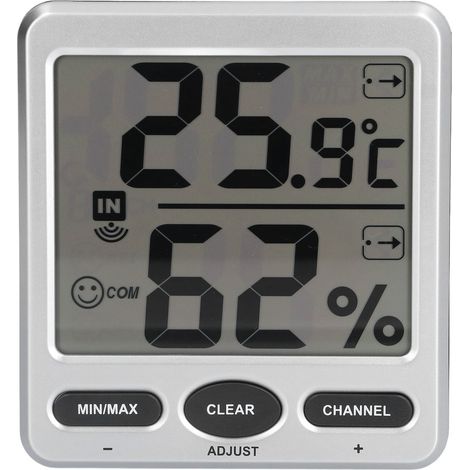 Thermomètre Hygromètre Numérique Sans Fil TSWS07C1 – Capteur Température Humidité pour Intérieur Extérieur Chambre Bébé (1/5)