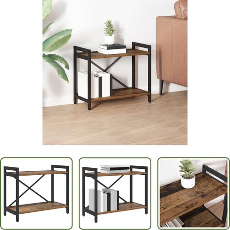 Étagère industriel - Étagère Bois ancien 60 x 30 x 50 cm Bois d'ingénierie (1/5)