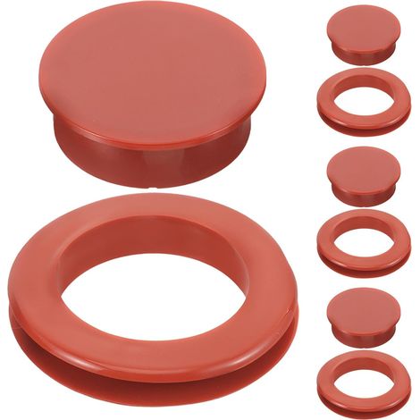 2 Ensembles Bouchon pour Trou de Table Parasol en Silicone (1/5)