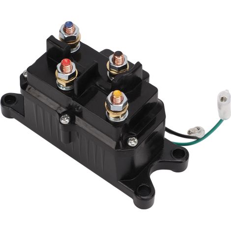 Ensemble relais solénoïde/contacteur/interrupteur à pouce pour treuil électrique 63070 pour Jeep, UTV, VTT et camionnette (1/5)