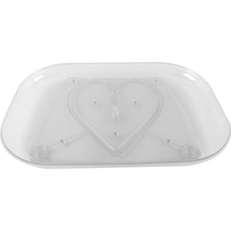 Refrigerator Turntable Tray Clear Rectangular Organizer Susan Refrigerator Organizer for Refrigerator Cabinet Table Pantry Kitchen Counter (1/5)