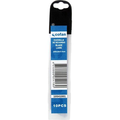 RECAMBIO 10 UDS. CUTTER INTERCAMBIABLE (18MM) - COFAN (1/2)