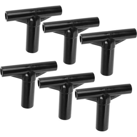 6pièces Rechange pour Trampoline Connecteurs t Embouts De Poteau Accessoires pour Trampoline Lot de Manchons De Tube (1/5)