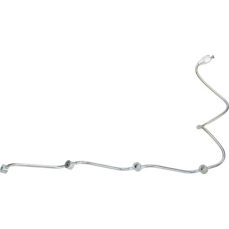 Tuyau de retour de carburant en acier inoxydable pour excavatrice Caterpillar E120B, tube d'huile de retour (1/5)