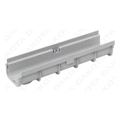 Canale pp pegasus short mm 130x40x500 canaletta di raccolta acque meteoriche