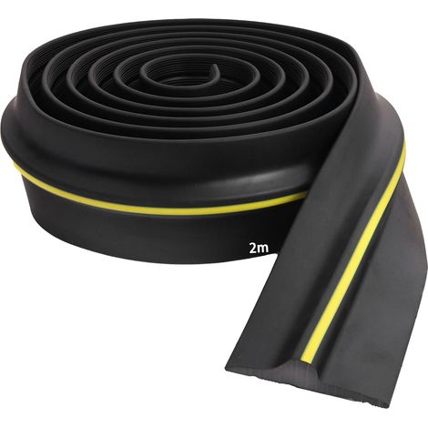 1 Joint De Seuil 2M, Caoutchouc EPDM, Étanche, Anti-Courant D'Air, Pour Garage (1/5)