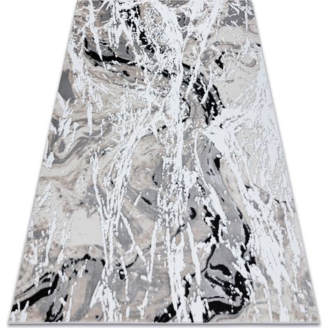 Tappeto GLOSS moderno  8488 37 Astrazione elegante, glamour beige / grigio beige 280x370 cm