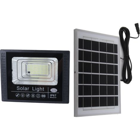 Lampe solaire extérieure automatique 65W avec télécommande, étanche IP67, pour éclairage paysager et de jardin (1/5)