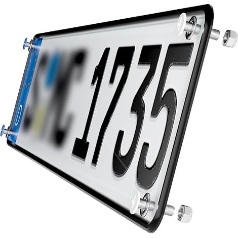 Éclairage de Plaque D'immatriculation Remorque LED 12V 24V Feux de Plaque D'immatriculation pour Moto Camion - Blanc Froid - Imperméable (1/4)