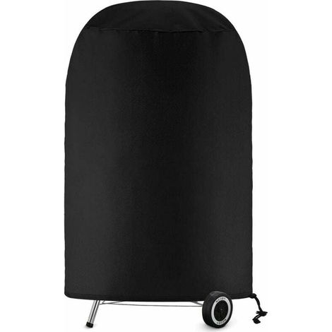 Telo di copertura per barbecue rotondo, impermeabile e resistente ai raggi UV (70 x 70 cm). (1/4)