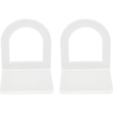 Lot de 2 porte-brosses d'évier en acrylique transparent, construction solide, polyvalent et facile à installer. (1/5)