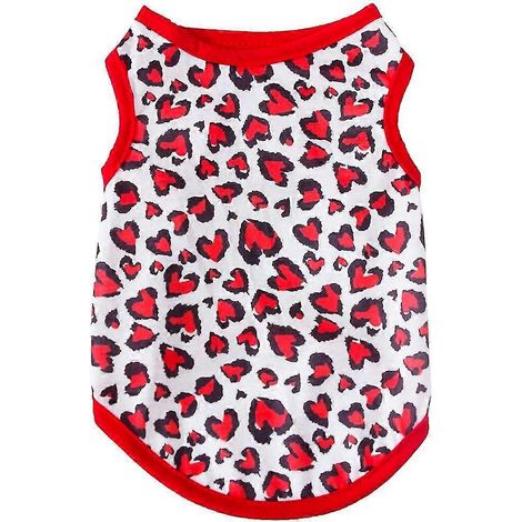 Camiseta de verano con estampado adorable para mascotas, ropa para cachorros, chaleco para gatos, camiseta de algodón, ropa para carlinos, disfraces para perros pequeños 8 (1/5)
