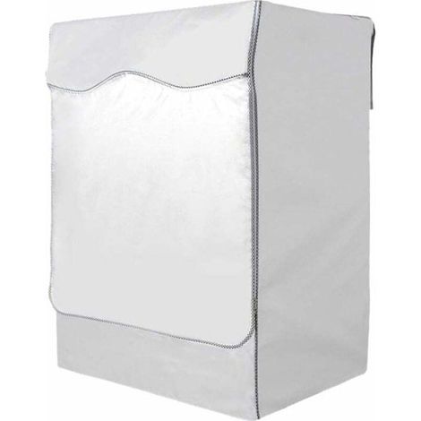 Housse imperméable pour machine à laver, housse de protection pour machine à laver, housse anti-poussière pour machine à laver et sèche-linge à chargement frontal, convient aux machines à laver de 8 à (1/5)