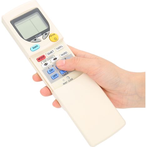 Robuste, weiße ABS-Fernbedienung für Klimaanlagen, Zubehör für A75C2604 (Batterie nicht enthalten). (1/5)
