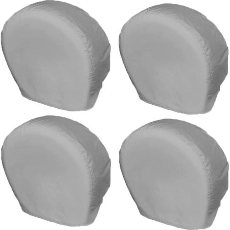 CCYKXA Lot de 4 Housses de Pneu pour Roues de Camping-Car, 420D Oxford Imperméables Universelles pour Remorque, Camping-Car, Camion, SUV Convient aux pneus de 56 à 65 cm de Diamètre