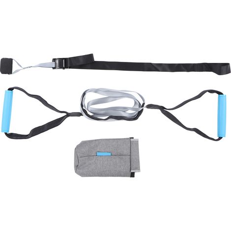 Sangle de suspension élastique portable légère pour fitness, entraînement à domicile, voyage et bureau, bande de résistance pour exercices (1/5)