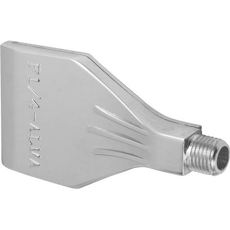 Buse de soufflerie pour refroidissement par vent, en alliage d'aluminium argenté (1/5)