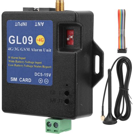 Module d'alarme sécurité 4G/3G/GSM, 8 entrées, faible consommation pour maison et entrepôt, fréquence US. (1/5)