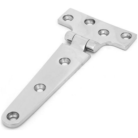 High-hardness polished, thickened T-type hinge, for door and house grade (1/4)