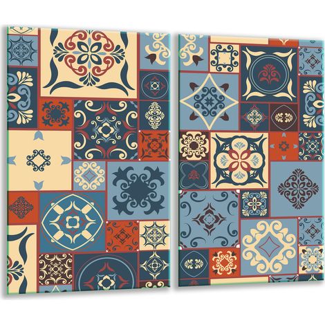 Tabla de cortar de vidrio, mosaico de 2 x 30 x 52 cm (1/5)