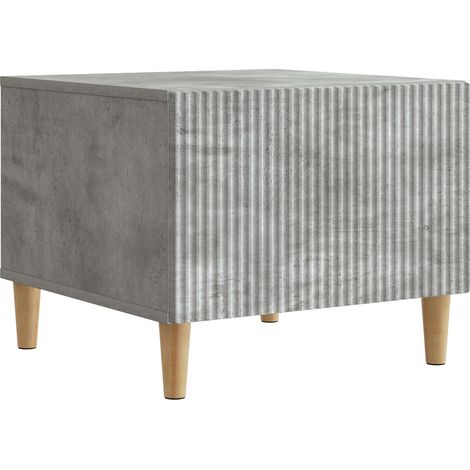 vidaXL Tavolino da salotto con cassetto Grigio Cemento 49 x 50 x