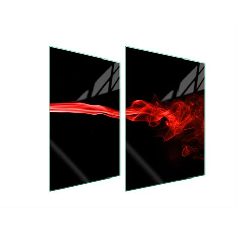 GLASSCHUTZPLATTE FÜR HERD 70x52 SCHWARZ (1/5)