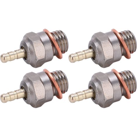 Lot de 4 bougies d'allumage T1 pour moteur nitro de voiture RC Traxxas 1/8 et 1/10 (1/5)