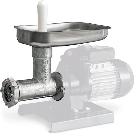 Accessorio Professionale "REBER" Tritacarne per motore elettrico in acciaio inox -Numero 12 (1/4)