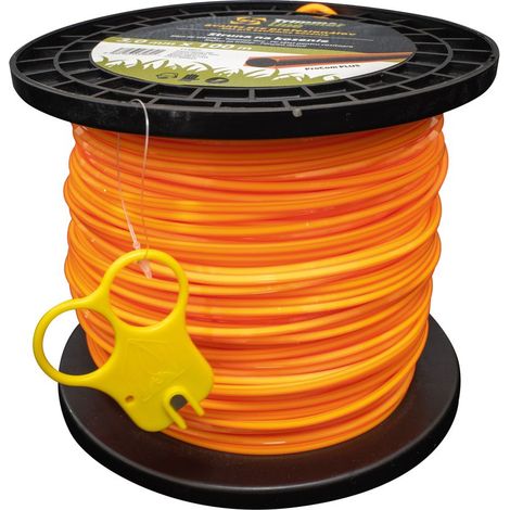 Mähfaden ProCom Plus, 2,7 mm, Midi-Spool L-100 m, mit Schneider, quadratisch