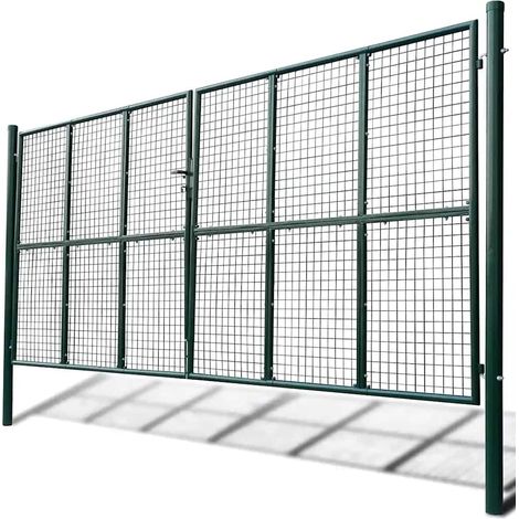 Gartentor Maschen 415 x 225 cm / 400 x 175 cm