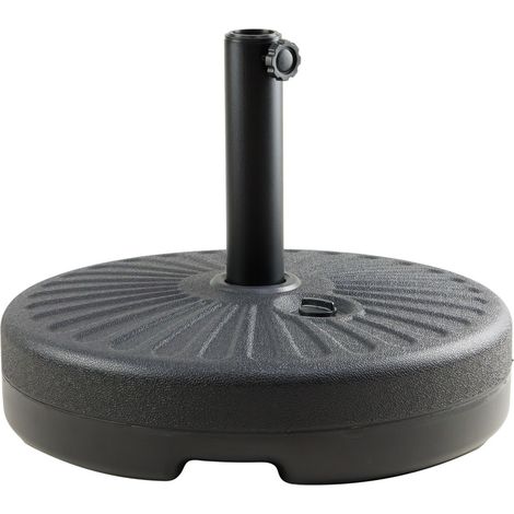 MaxxGarden Pie de sombrilla - plástico - se Puede llenar hasta 22 kg (1/5)