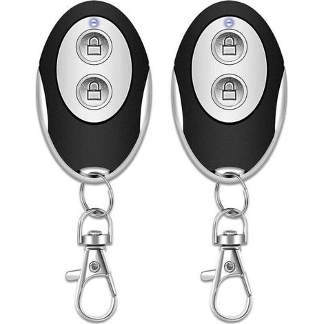 Telecommande Portail - 433 92 Mhz - Pour Porte Garage Portail Volet Roulant - 2 Unites (1/4)