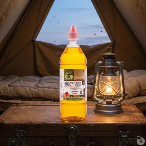 Huile citronnelle pour lampe à pétrole 1L (1/5)