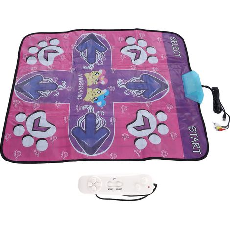 Tapis de danse HD avec interface AV et éclairage LED, jeu de danse interactif pour garçons et filles, jouable seul. (1/5)