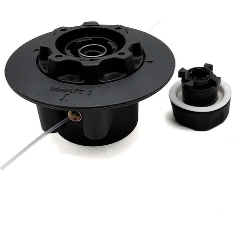 1 - Tête De Coupe - Fil Automatique - Pour Débroussailleuse Stihl Et Viking - Fauche Près Des Obstacles - Noir - M8 x 1,25 (1/5)