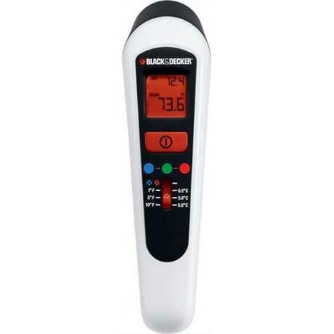Black & Decker – Détecteur thermique numérique TLD100-XJ – Plage de mesure °C/°F – Affichage clair – Pour économies d'énergie et confort thermique (1/10)
