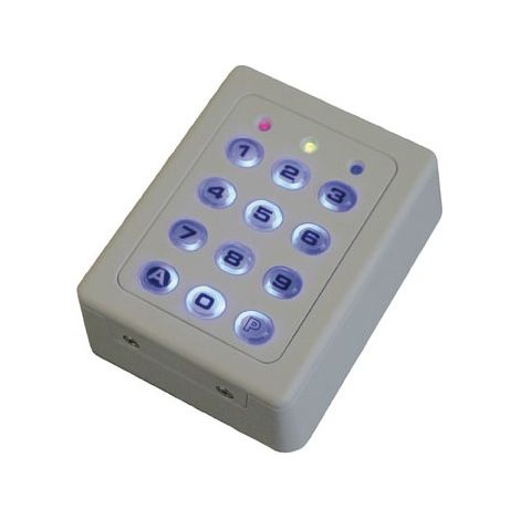 SU2 Clavier numérique – Alimentation 12-24V CA/CC – Montage apparent ou encastré – 60 codes programmables – Boîtier auto protégé – Acie
