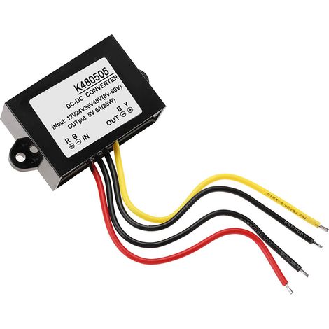 Module d'alimentation abaisseur de tension DC-DC 12V/24V/36V/48V vers 5V 5A (1/5)