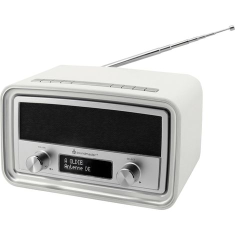 soundmaster UR190WE Radio de table DAB+, FM DAB+, FM blanc Y388333 (1/4)