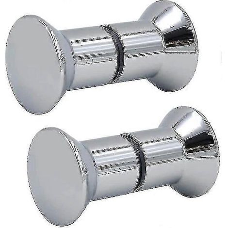 Poignée de porte en acier inoxydable, bouton de commode, alliage d'aluminium chromé (1/5)