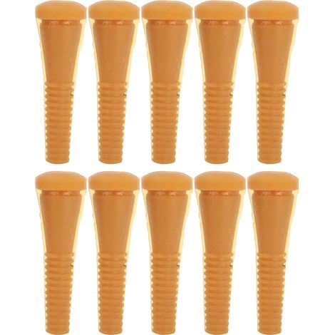 10 pièces Anneaux Filetés en Caoutchouc pour Épilation de Volaille, Accessoires de Ferme pour Poulets Canards Oies (1/5)