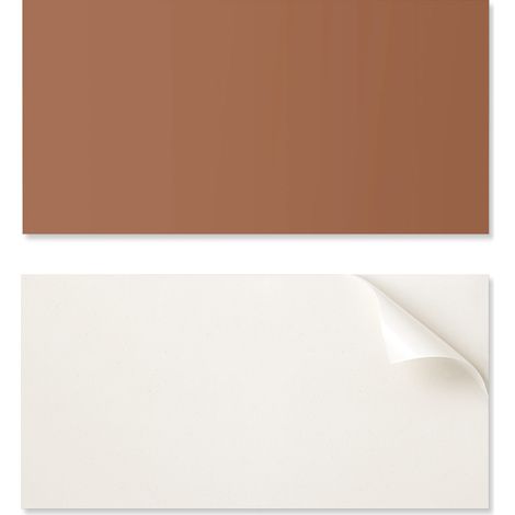 Azulejos decorativos adhesivos para una r谩pida renovaci贸n de pared, color marr贸n, 10x40x20 cm