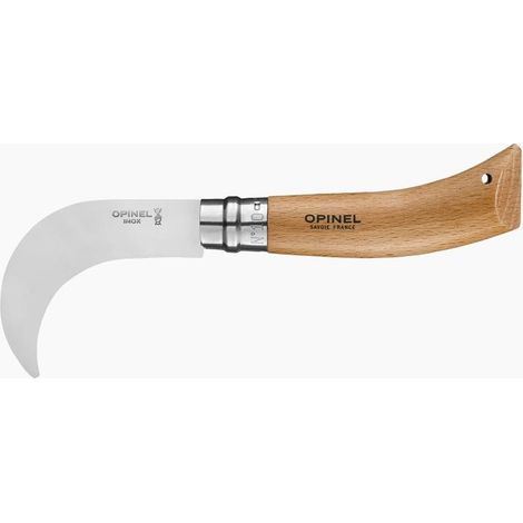 Opinel O-SF10 Halbgebogenes Klappmesser aus Edelstahl 10 cm
