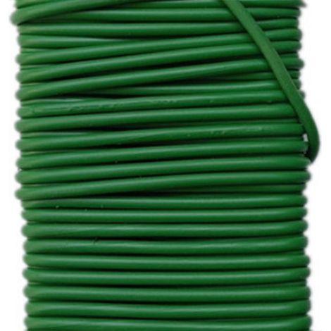 Fil pour plantes avec attaches torsadées - Câble de jardin en fer plastifié 2,8mm x 20m - Support flexible pour fixation et arrangement (1/4)