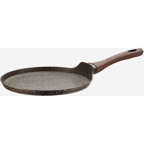 Crêpière antiadhésive en aluminium effet pierre 25 cm Chalet (1/4)