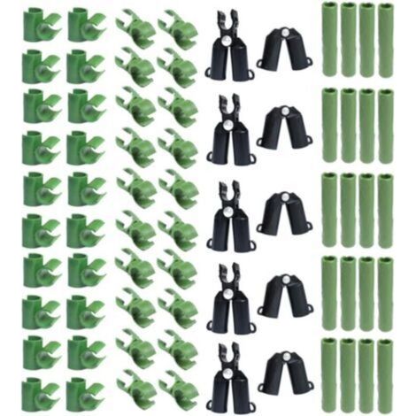 70 conectores de plástico ajustables para enrejados de plantas - 11 mm (1/4)