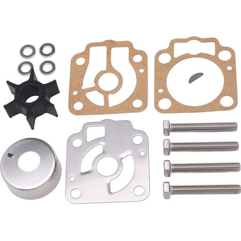 Kit de réparation de pompe à eau avec turbine de rechange pour moteurs hors-bord 2 temps Tohatsu M40D, M40D2, M50D et M50D2