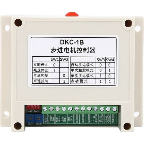 Kunststoff-Drehzahlregelung, mehrfacher Schutz, einachsiger Impulsgenerator, Schrittmotorsteuerung, DKC-1B (1/5)