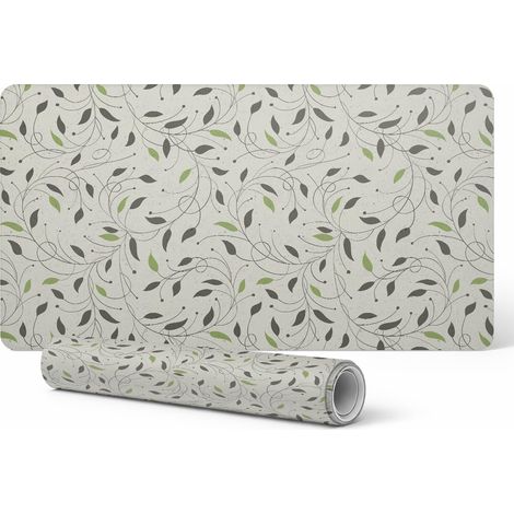 Mantel protector de mesa con estampado de plantas de moda, 90x45 cm.