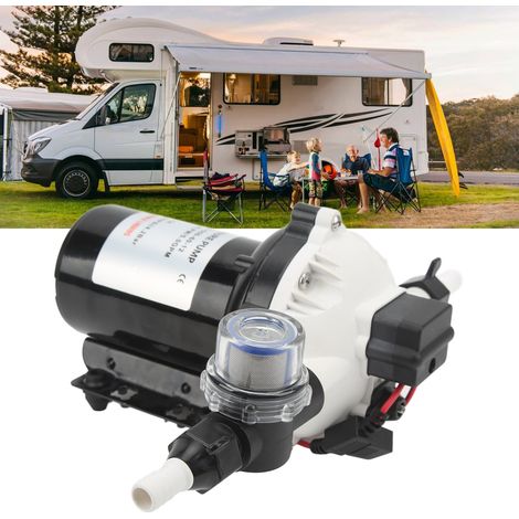 Gleichstrom-Membranpumpe für Wohnmobile und Boote mit 15A-Sicherung zum Schutz vor Überlastung (NMDP52-G50-60-12) (mit zusätzlicher Luftpolsterfolienpolsterung) (Übergewicht) (1/5)